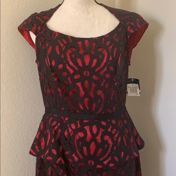 🔥🆕 SIZE 10M Gabby & Skye Peplum Dress - Picture 2 of 5